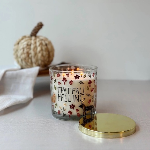 Sonoma Goods For Life® Autumn Hayride 13-oz. Fox and Mushroom Decal Candle Jar - Picture 1 of 6